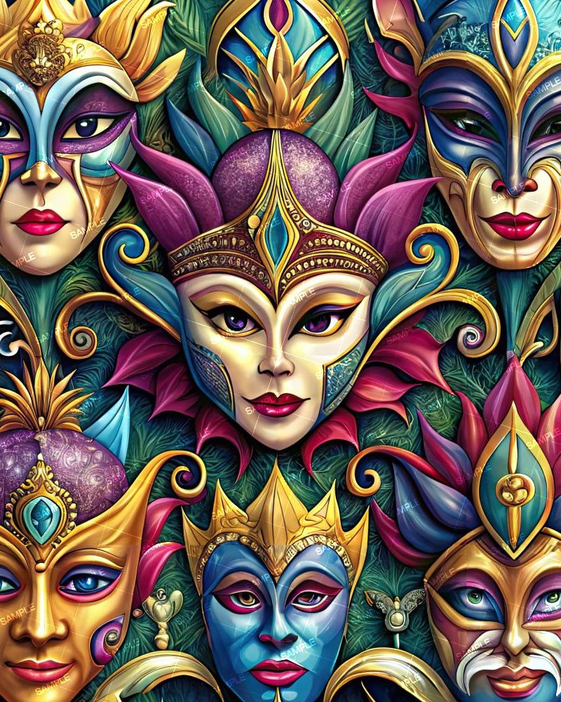 Mardi Gras Masks 33