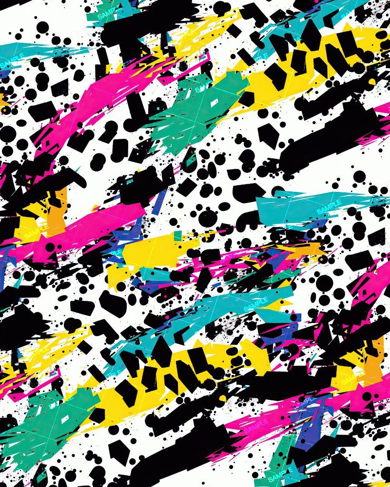 Memphis Style Abstract Graphics 44