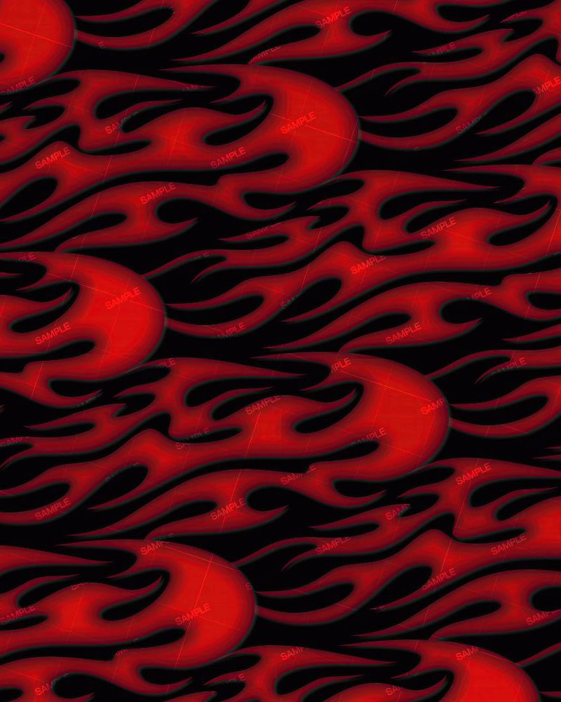 Red Tribal Flames 23