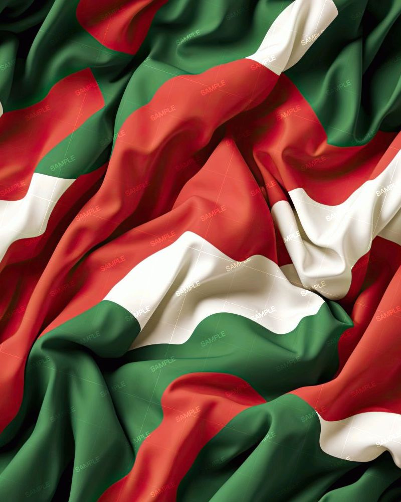 Rumpled Mexican Flag