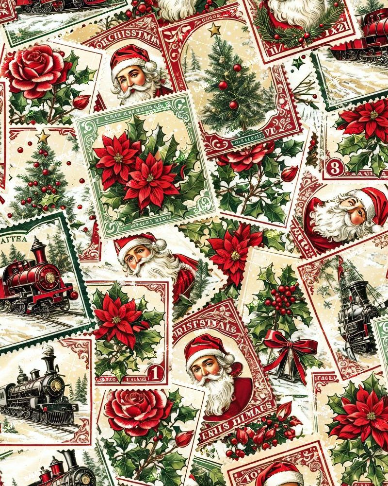 Vintage Christmas Stamps