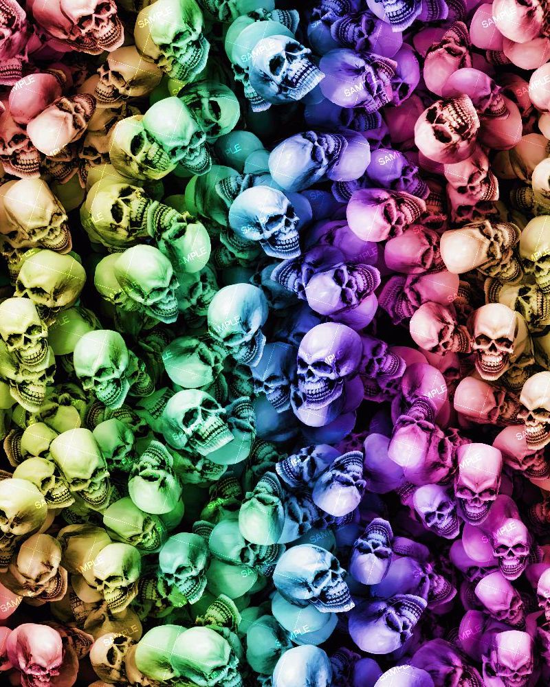 Colorful 3D Skulls 42