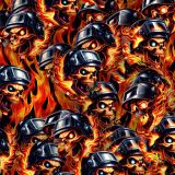 Flaming Welders Skulls 42