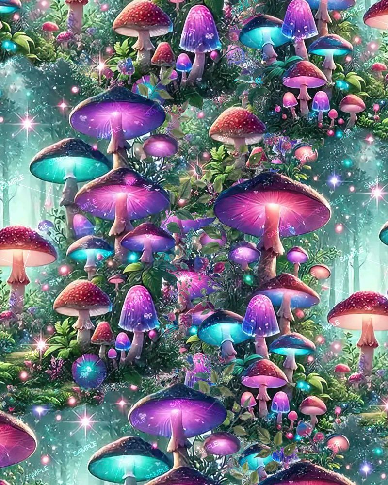 Glowing Mushrooms