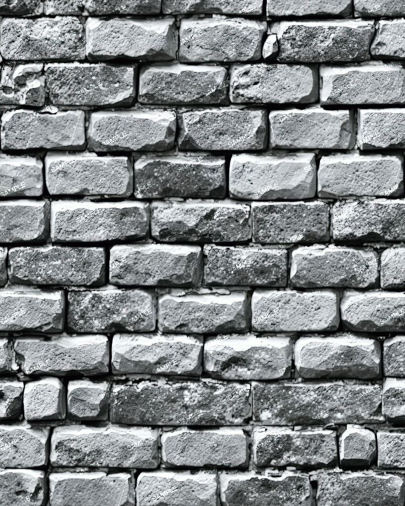 Grey Brick Wall 25