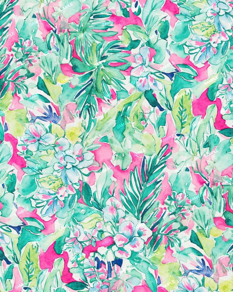 Preppy Flower Watercolor 44