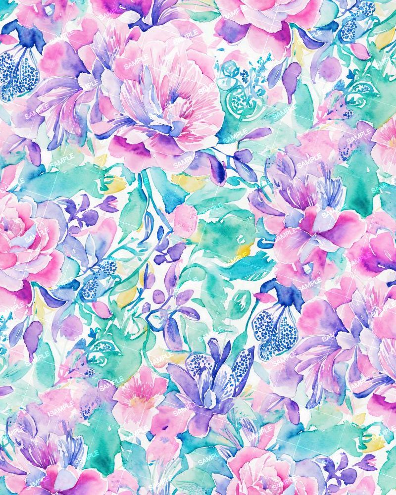 Preppy Flower Watercolor 45