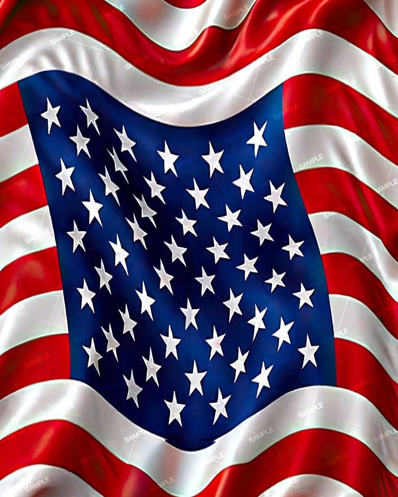 US Flag Waving 32