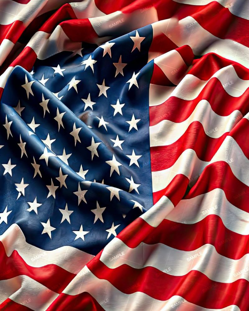 US Flag Waving 33