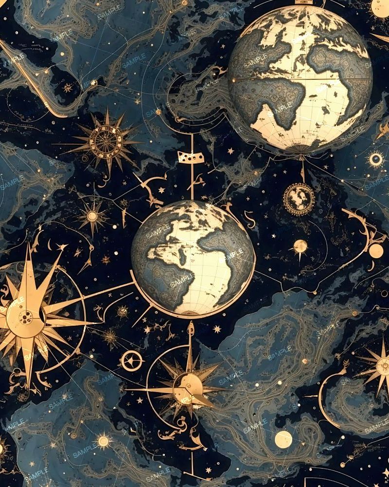 Vintage Celestial Map 42
