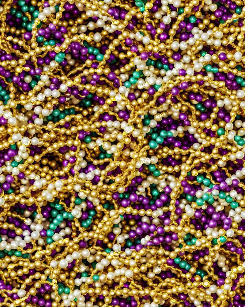 Mardi Gras String Beads