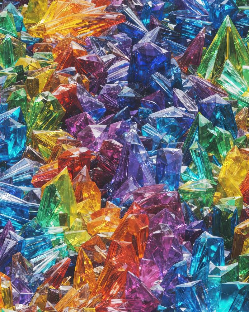 Rainbow Crystal Formations 42