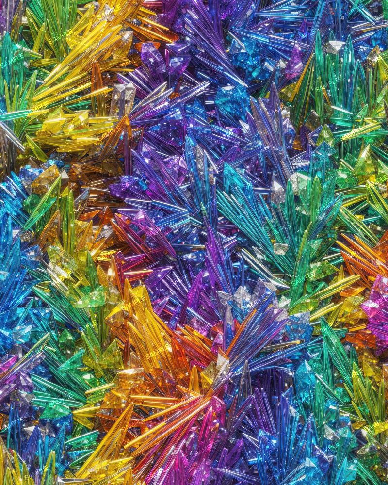 Rainbow Crystal Needles 43