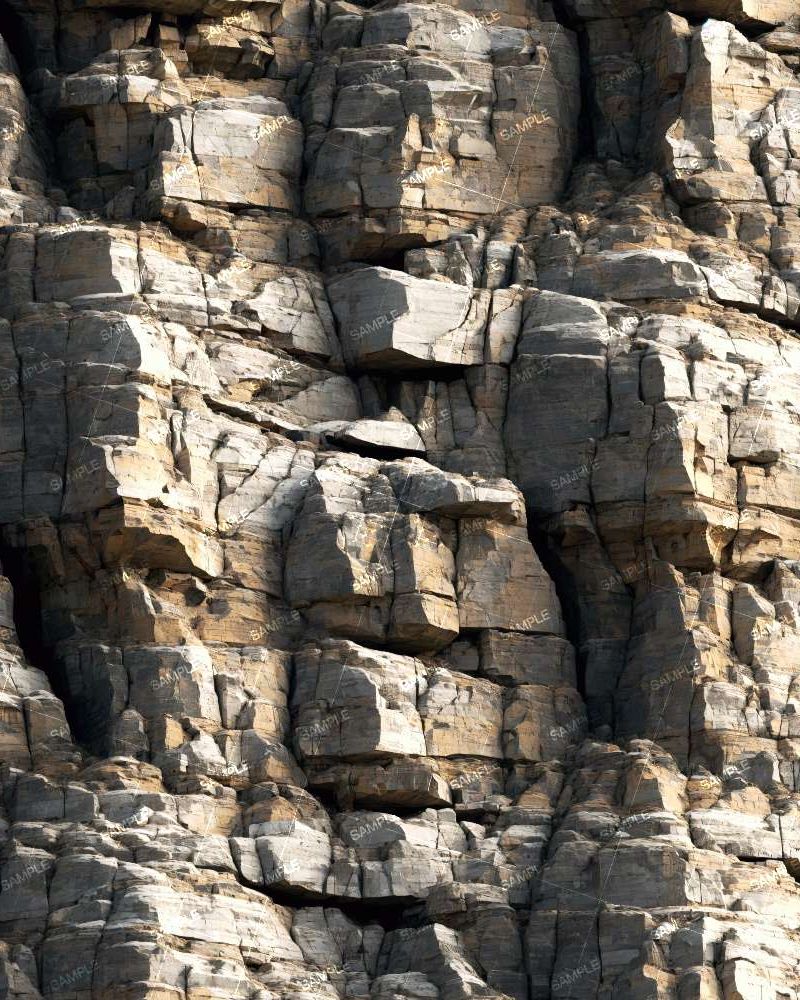 Stratified Cliff Face