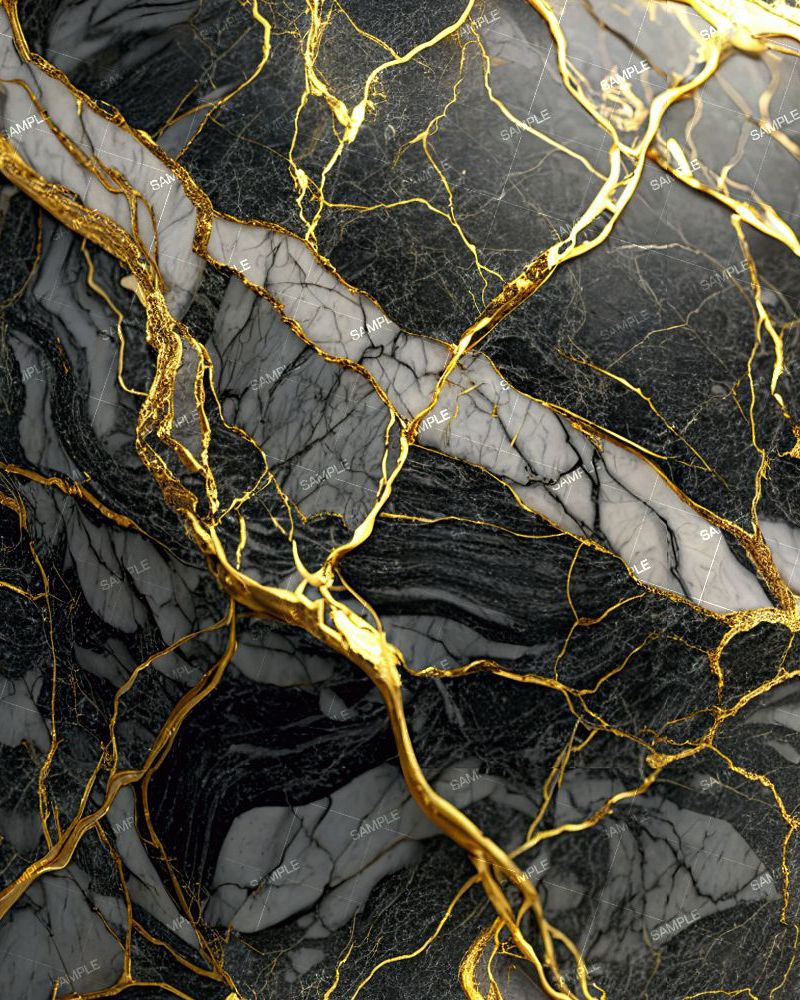Black Marble with Gold Veins 42