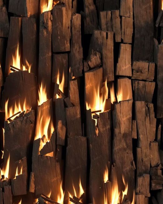 Burning Wood
