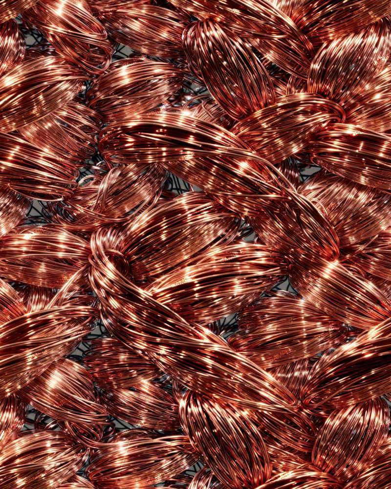 Coils of Copper Wire