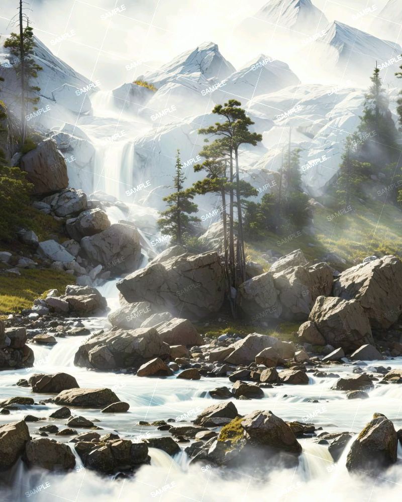 Misty Mountain Stream