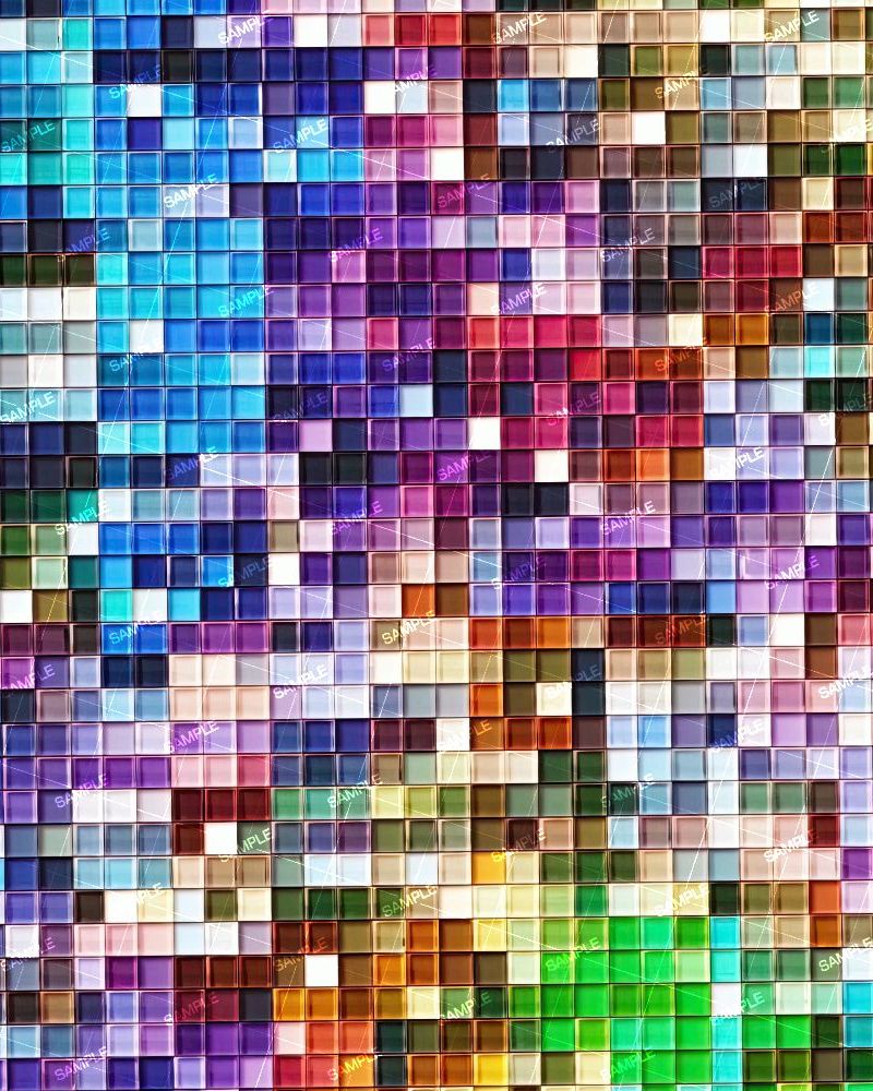 Rainbow Glass Tiles 42