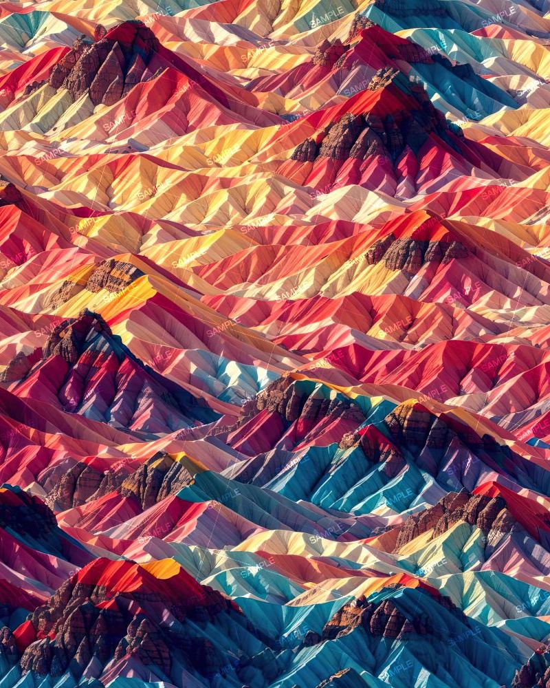 Rainbow Mountains