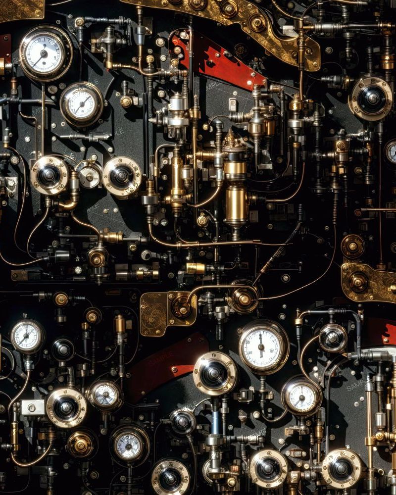 SteamPunk Control Panel 45