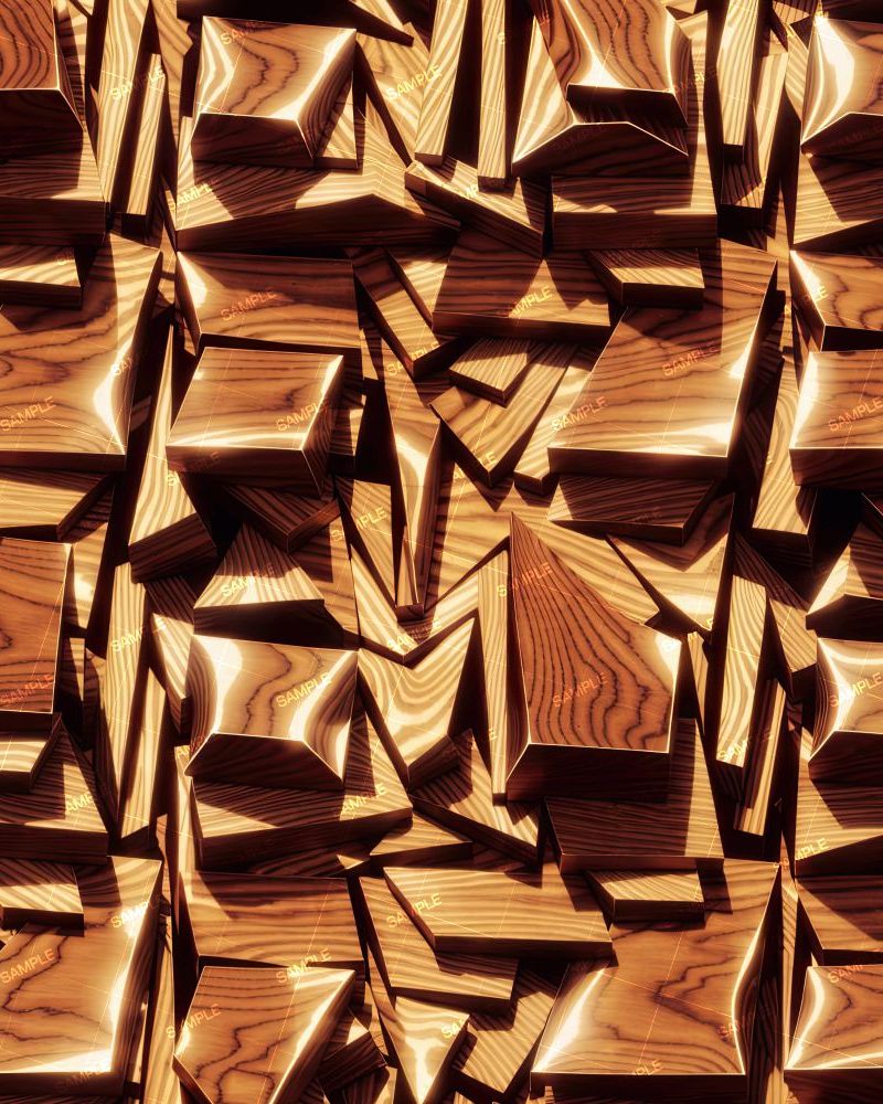 Wood Block Abstract 45