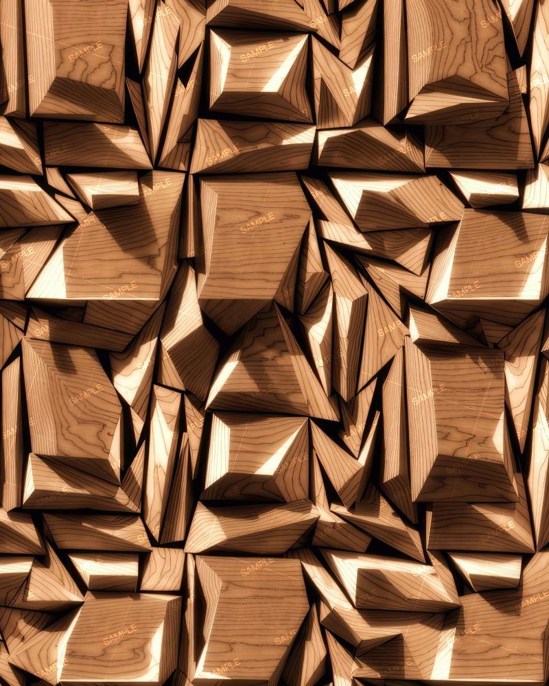 Wood Block Abstract 46