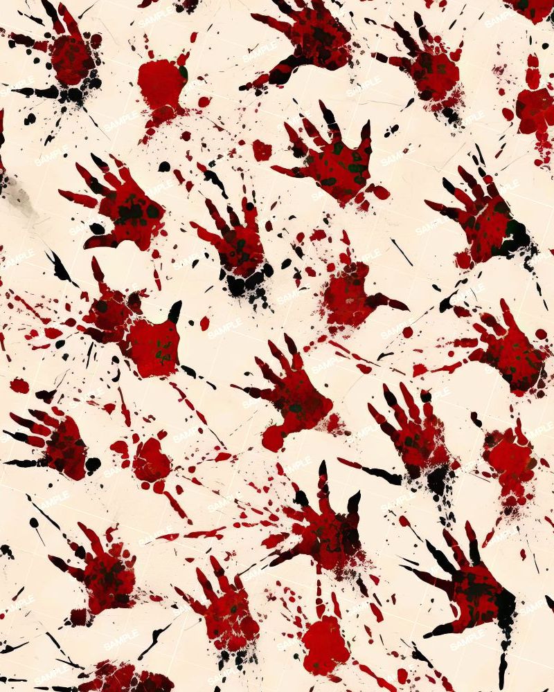 Bloody Hand Prints 43