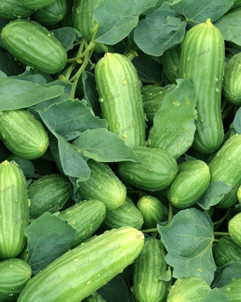 Cucumbers on the Vine