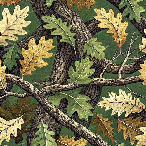 Illustrated Tree Camouflage 46