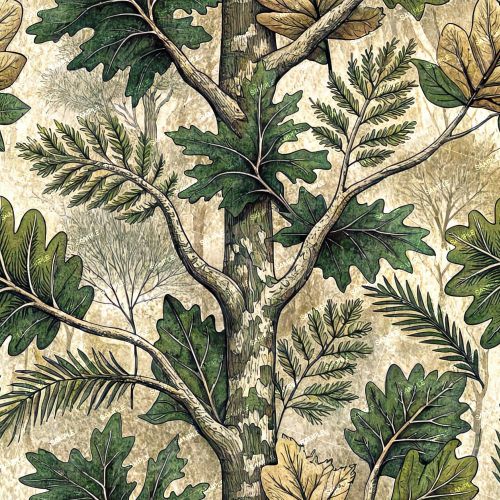 Illustrated Tree Camouflage 55