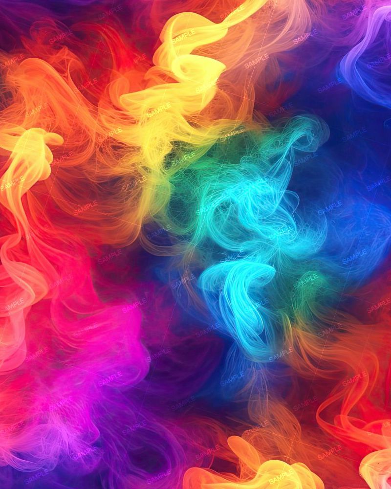 Rainbow Colored Smoke 42