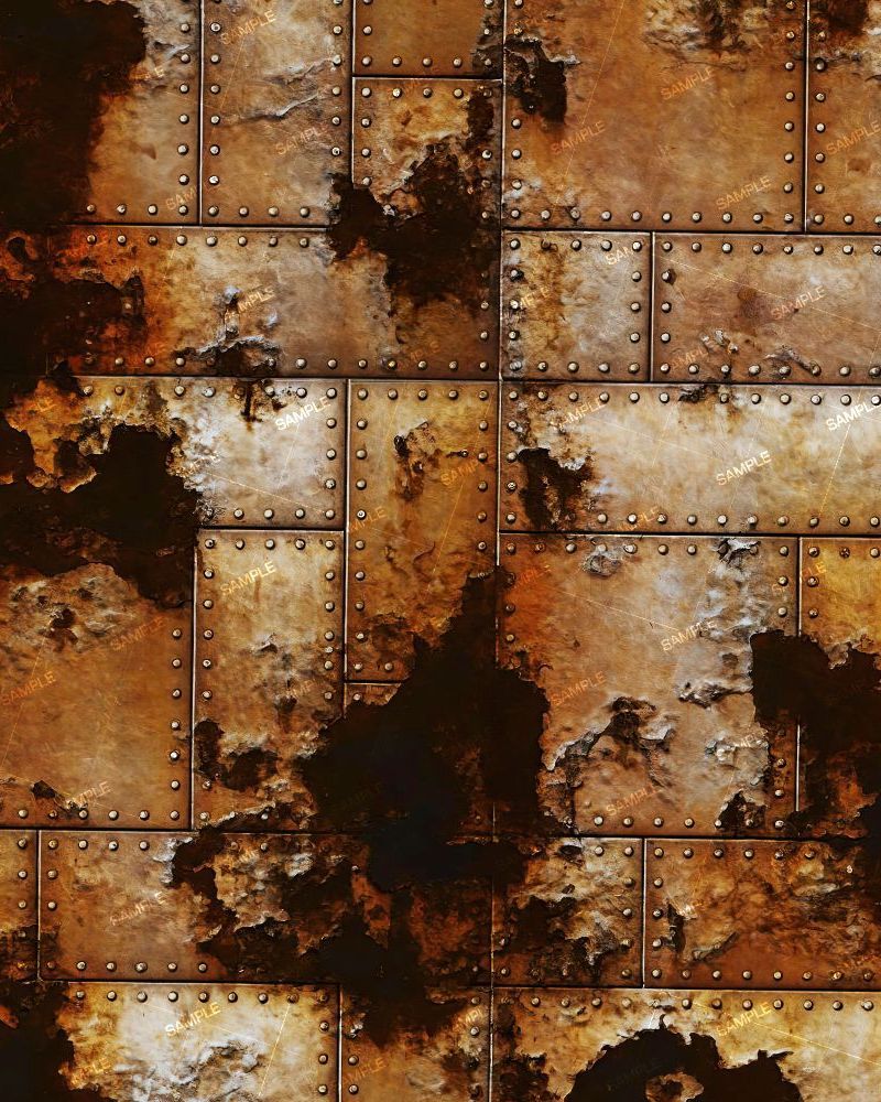 Rusty Riveted Metal 20