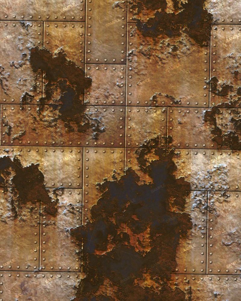 Rusty Riveted Metal 21