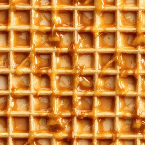 Waffle with Maple Syrup