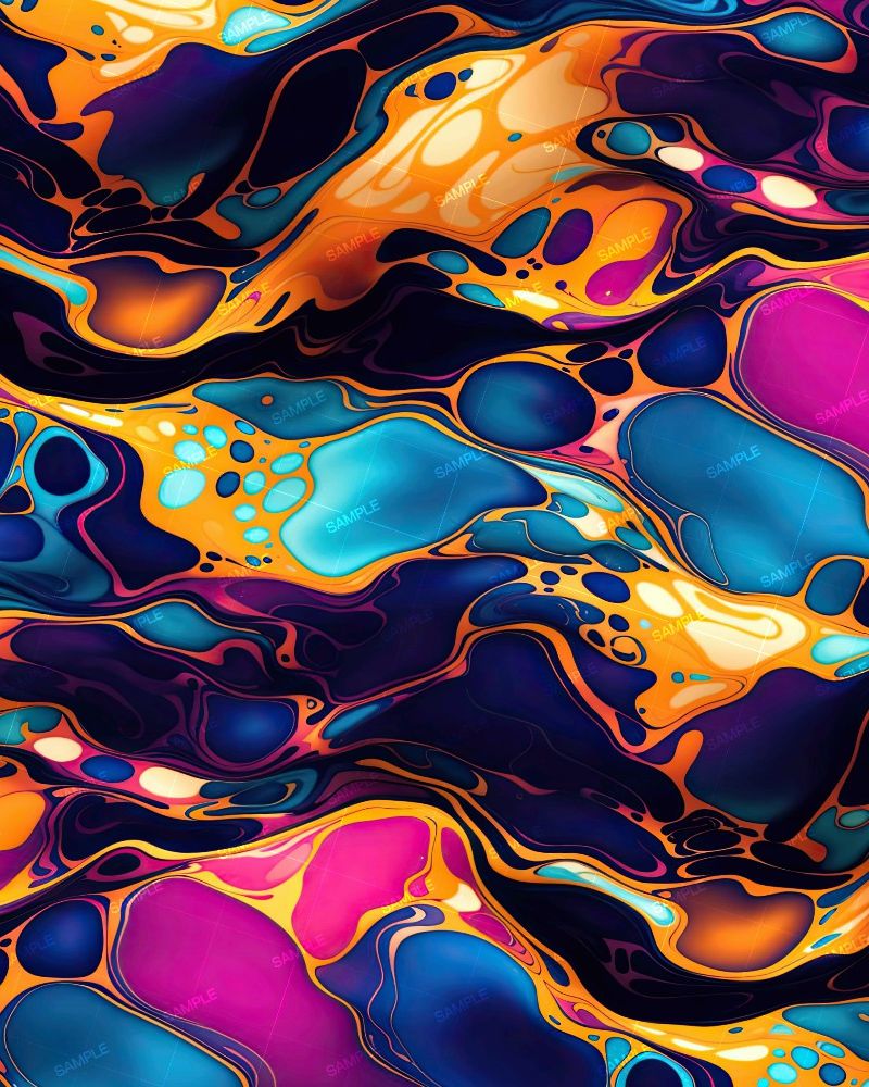 Alcohol Ink Paint Swirl 33