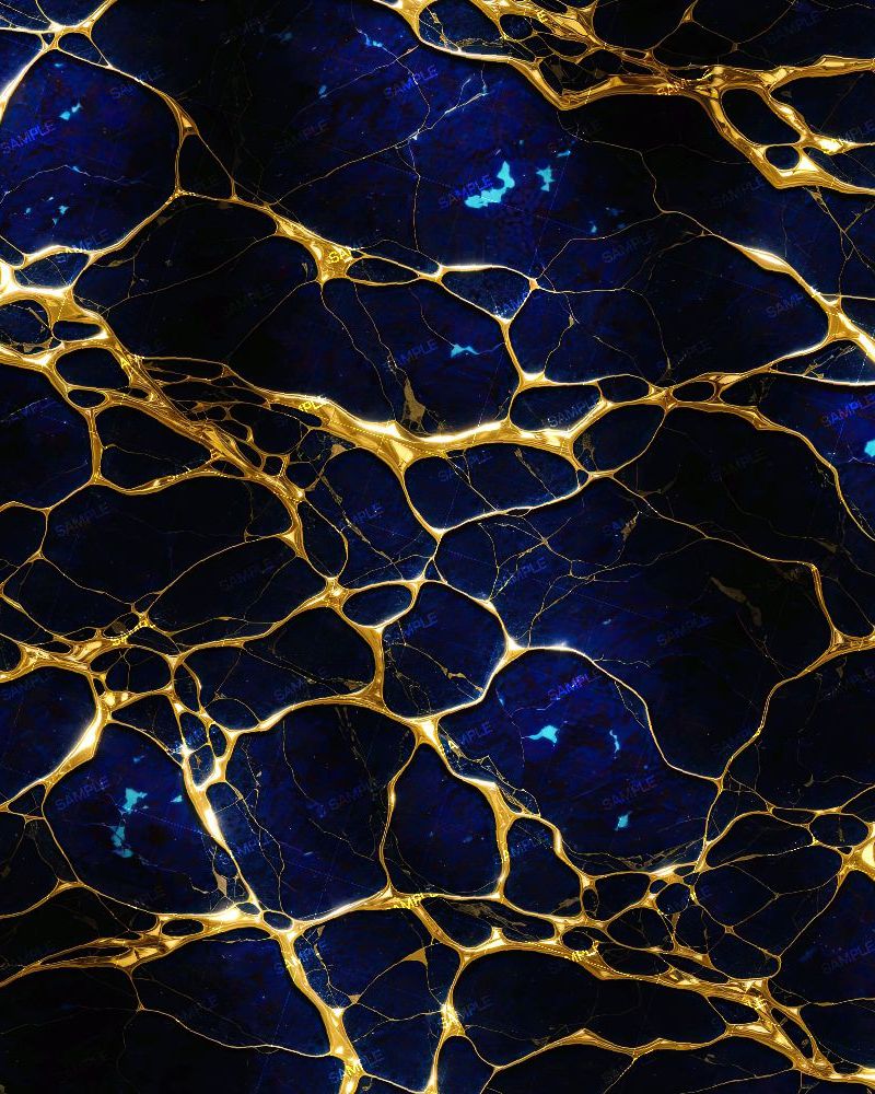 Azure Marble with Gold Veins 42