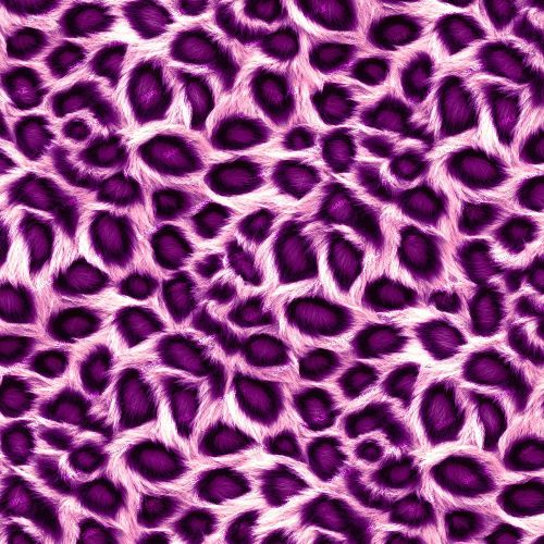 Black and Pink Cheetah Fur
