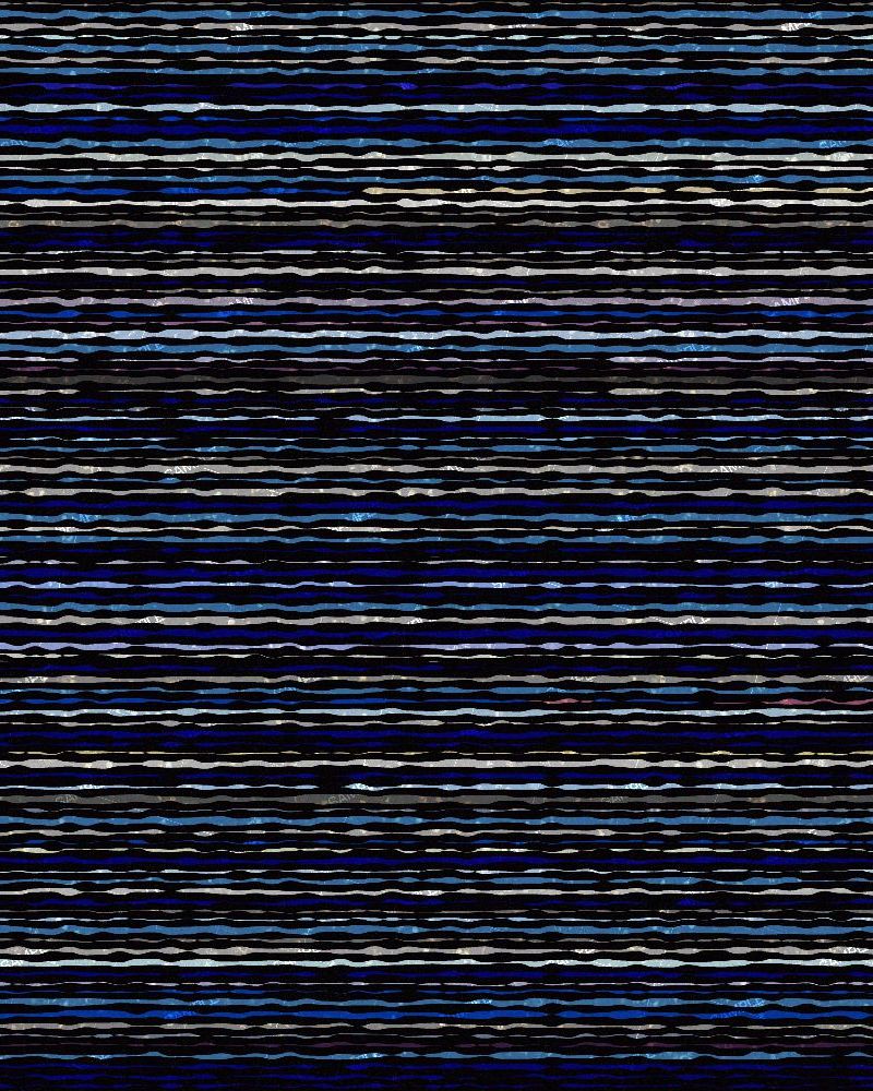 Blue Interference Lines