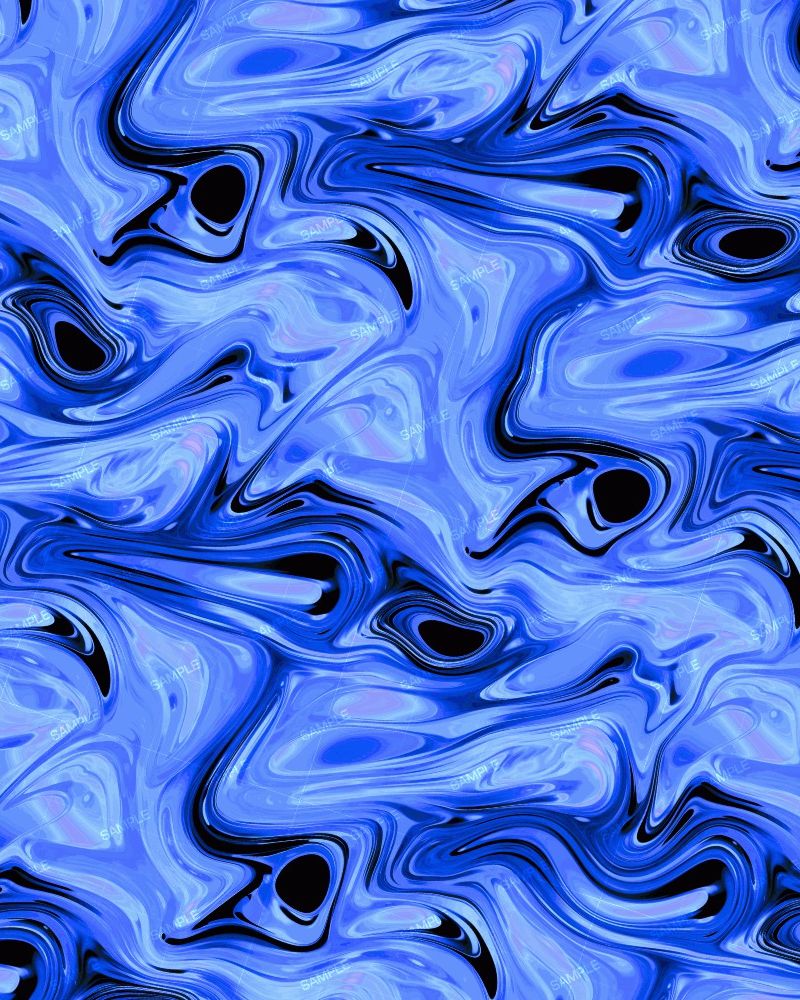 Blue Paint Swirl 22