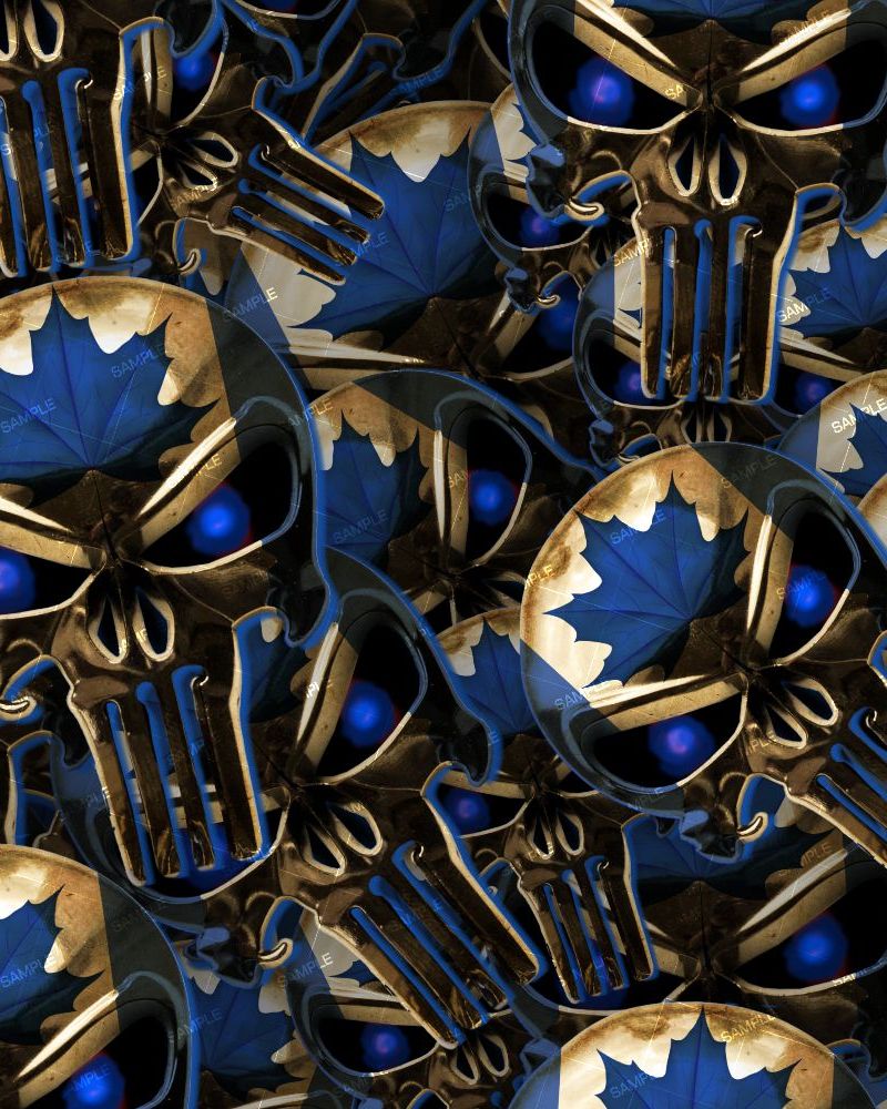 Blue and Gold Canadian Punisher