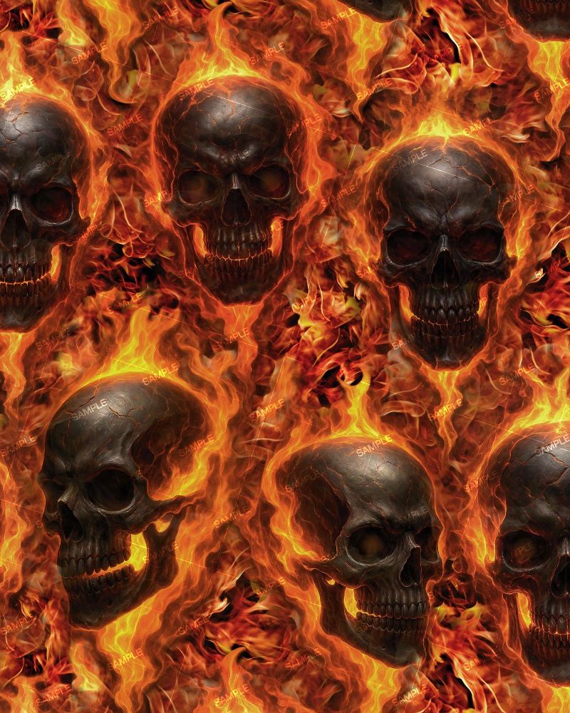 Burning Skulls 23