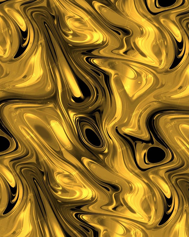 Gold Paint Swirl 22