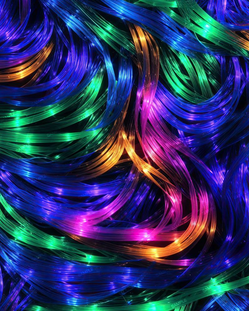 Lighted Optical Fibers