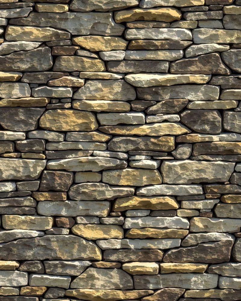Mexican Dry Stacked Stone Wall