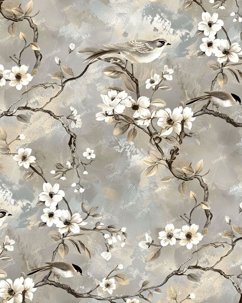 Moonlight Cherry Blossoms