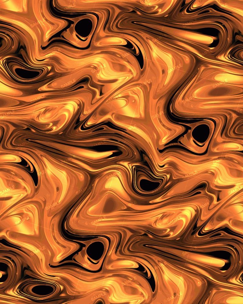 Orange Paint Swirl 22