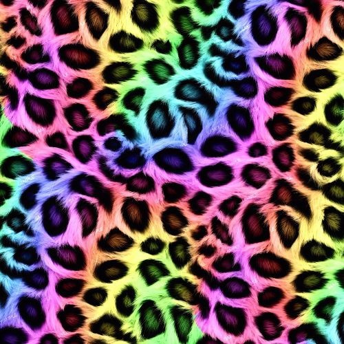 Rainbow Cheetah Fur