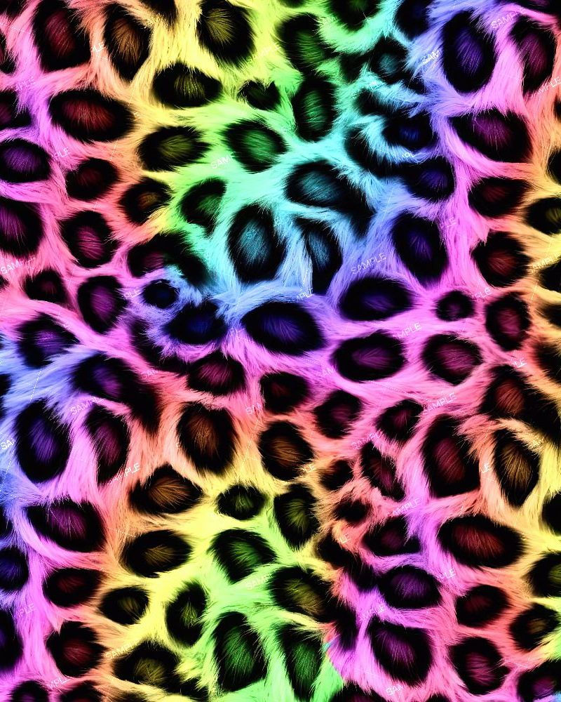 Rainbow Cheetah Fur