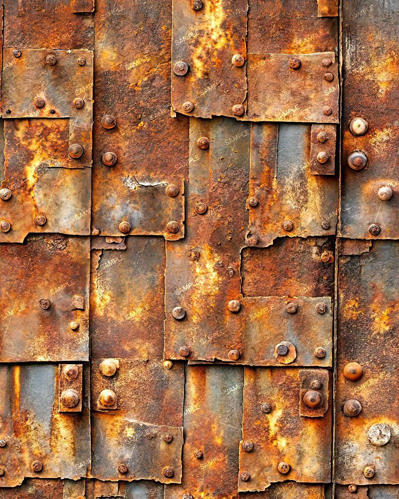 Rusty Steel Panels 55